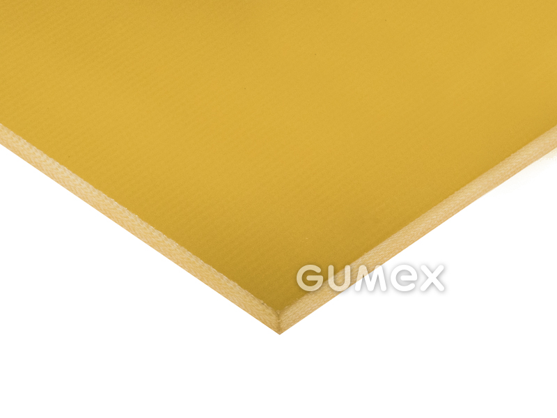 GLASTEXTIT G10, 3mm, 1050x2050mm, Hgw 2372, Epoxidharz mit Glasgewebe, +130°C, ocker, 